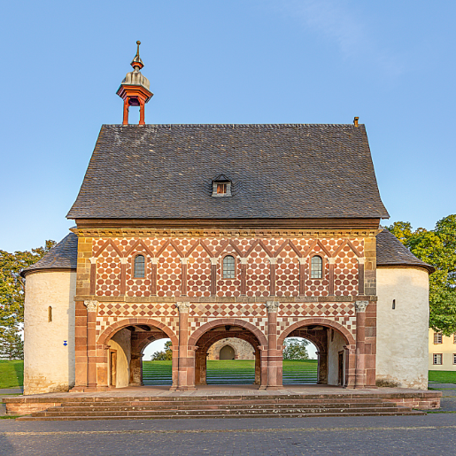Kloster Lorsch, Start unserer Rennrad-Tour zum Weißen Stein
