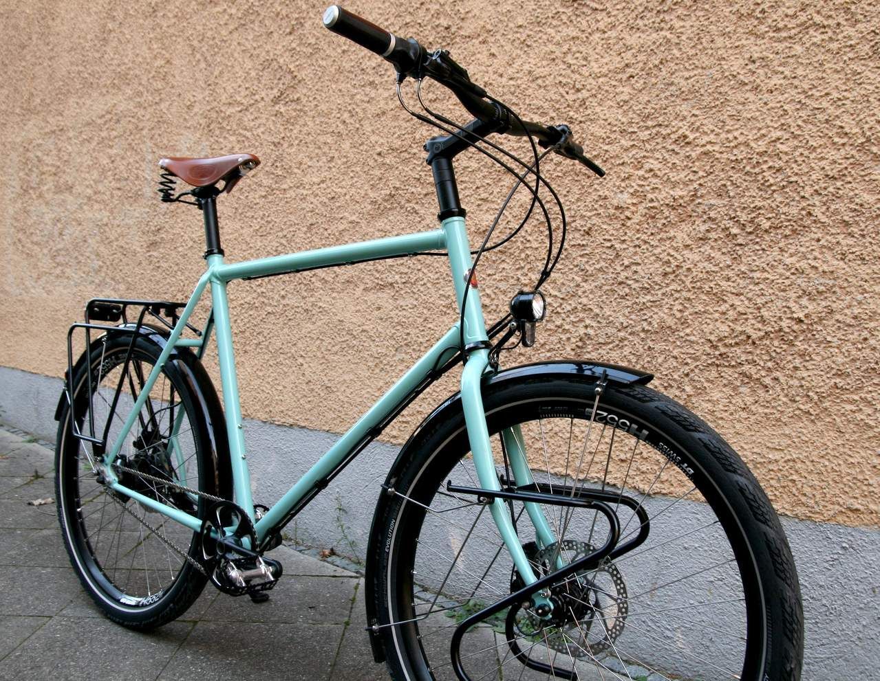 Patria Kosmos 27,5 Rohloff lichtgrün Tubus Stahlrahmen gelötet