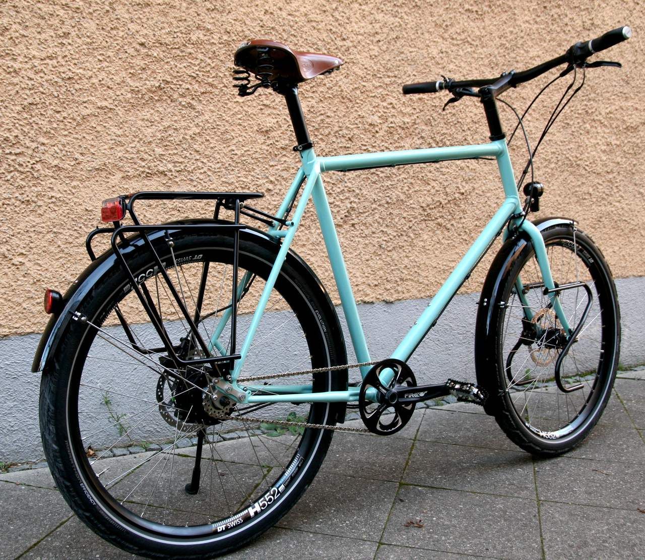 Patria Kosmos 27,5 Rohloff lichtgrün Tubus Stahlrahmen gelötet