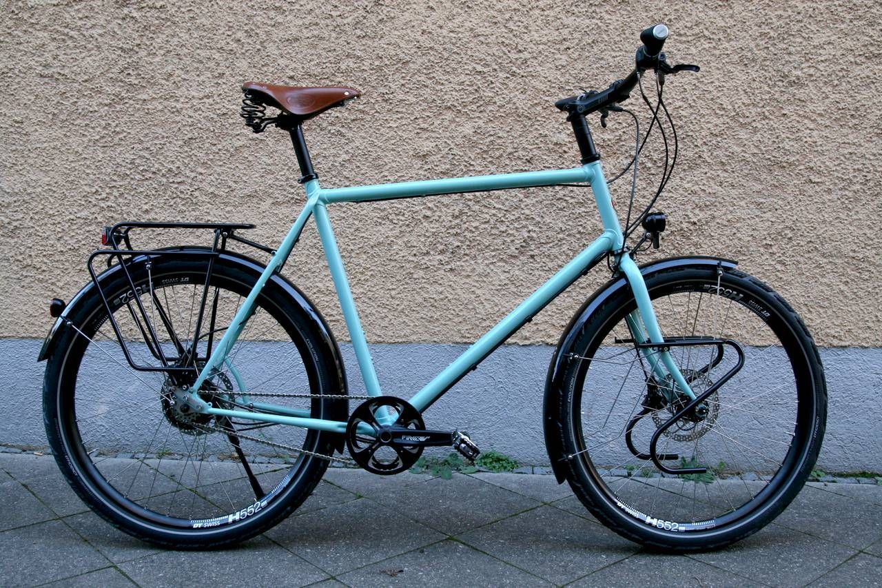 Patria Kosmos 27,5 Rohloff lichtgrün Tubus Stahlrahmen gelötet