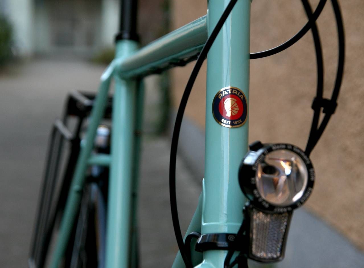 Patria Kosmos 27,5 Rohloff lichtgrün Tubus Stahlrahmen gelötet
