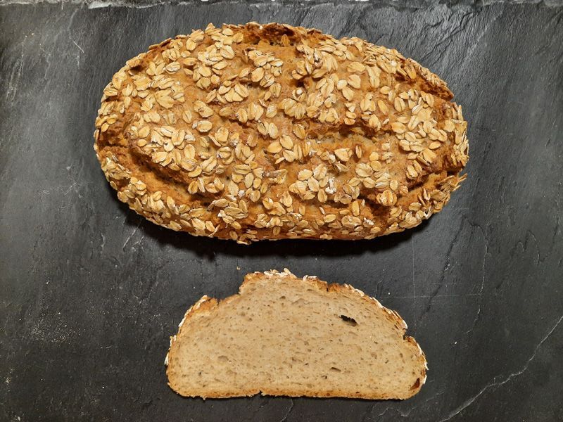 Die Backmol: Hafer-Quark-Brot Die Backmol: Hafer-Quark-Brot