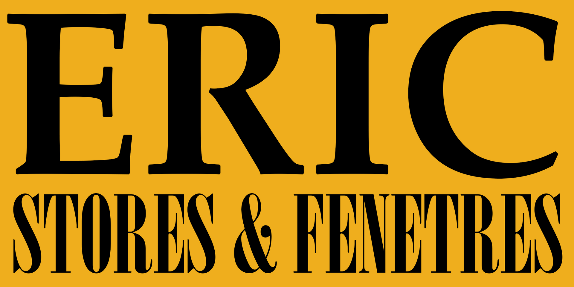 Logo Eric Stores & Fenêtres Logo Eric Stores & Fenêtres