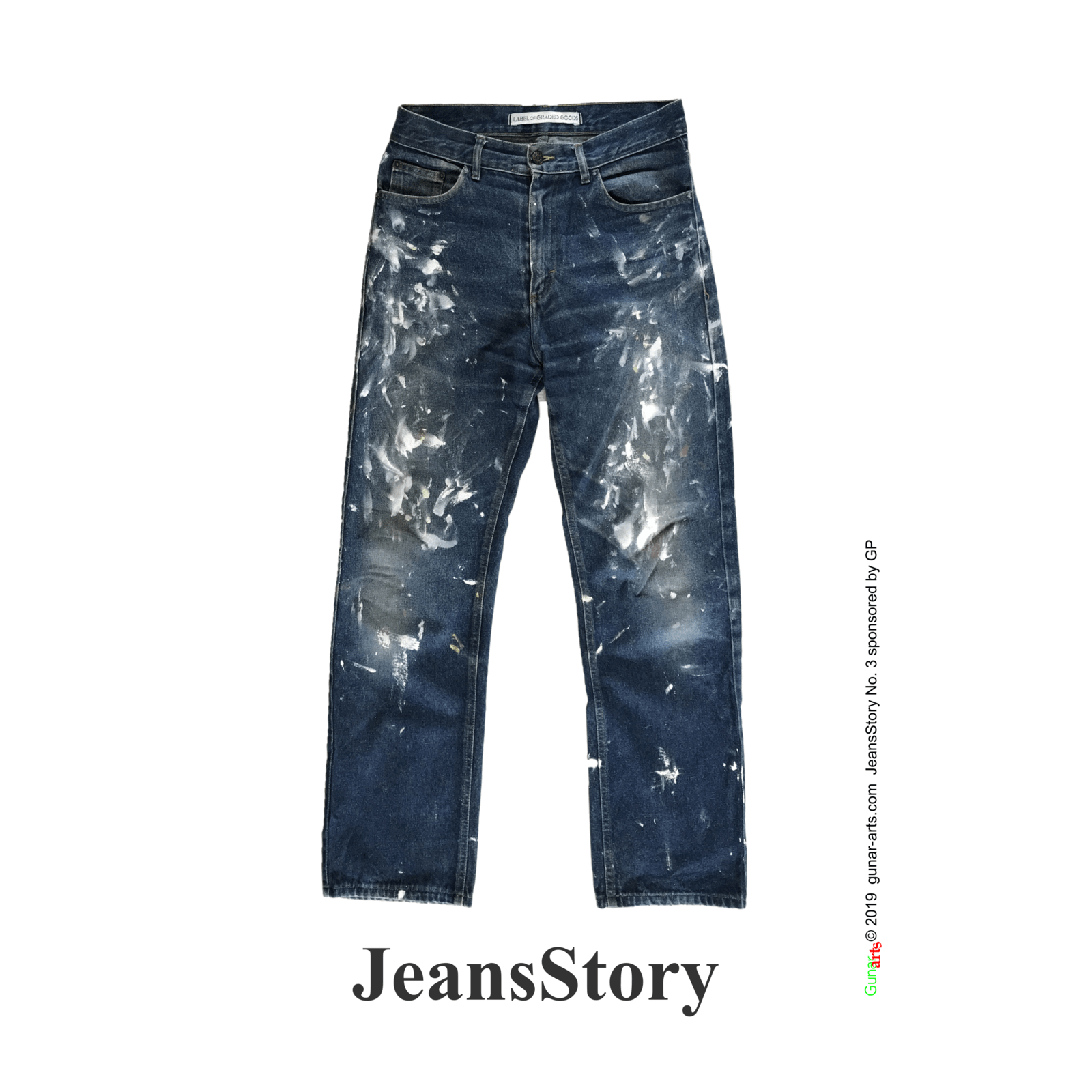 Diese Jeans kann etwas erzählen. Und viele Jeans haben ihre eigene Geschichte. JeansStory, mehr als Tausend Worte. Was kann Eure Jeans erzählen? JeansStory No. 3 by GP. Gunar-arts.com