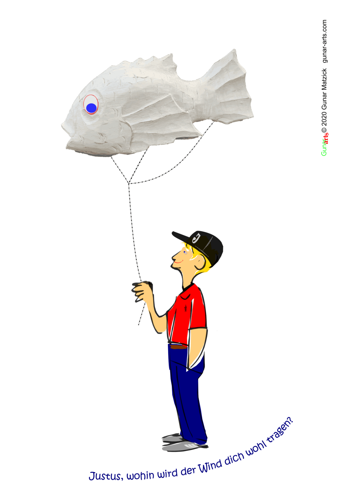Justus, wohin wird der Wind dich wohl tragen? Justus ist Sternzeichen Fische. Sein Leben hat jetzt erst angefangen. Was wird aus ihm wohl werden?