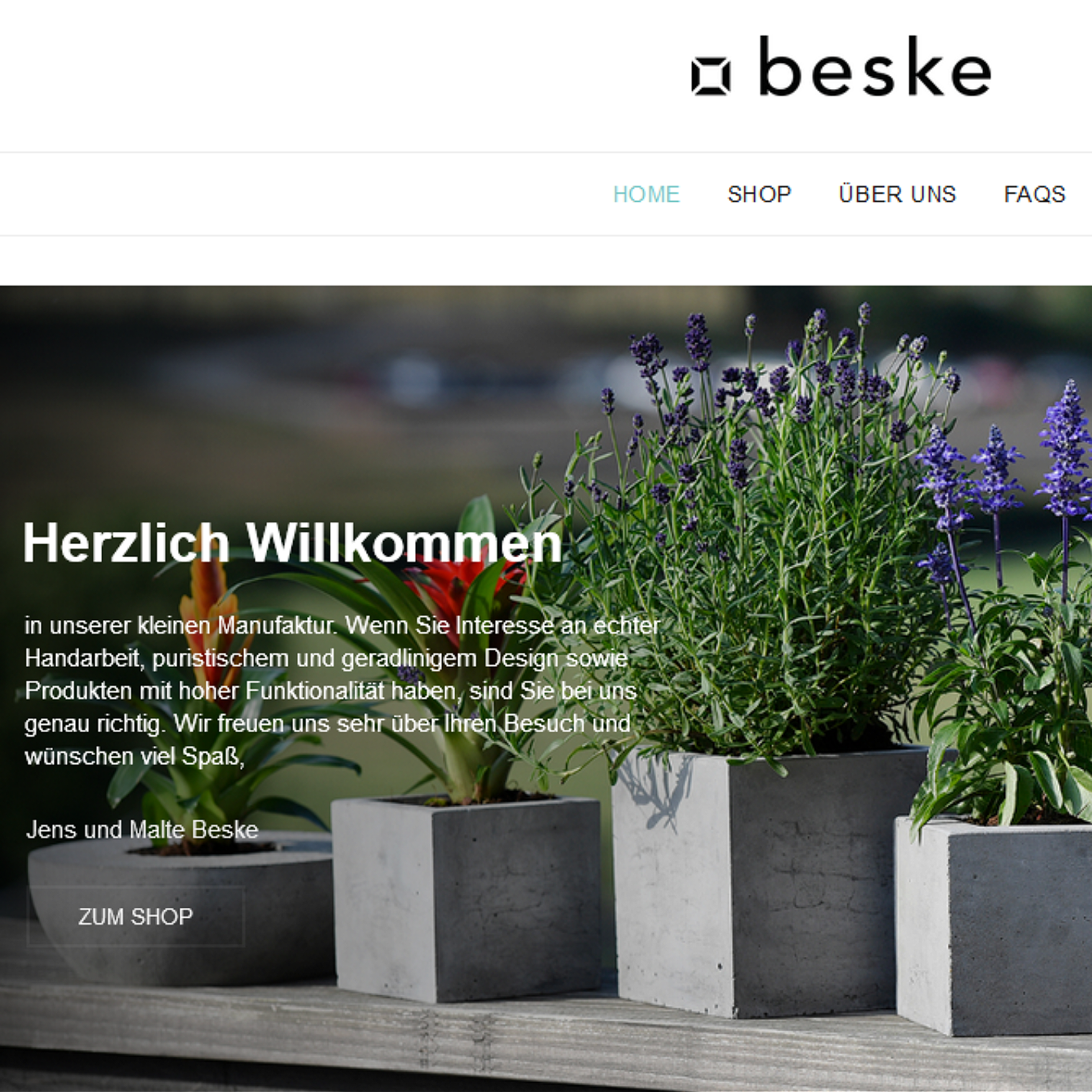 Betonfeuer von beske-manufaktur.de empfohlen von Gunar Matzick auf gunar-arts.com