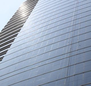 Window tint on outside of window