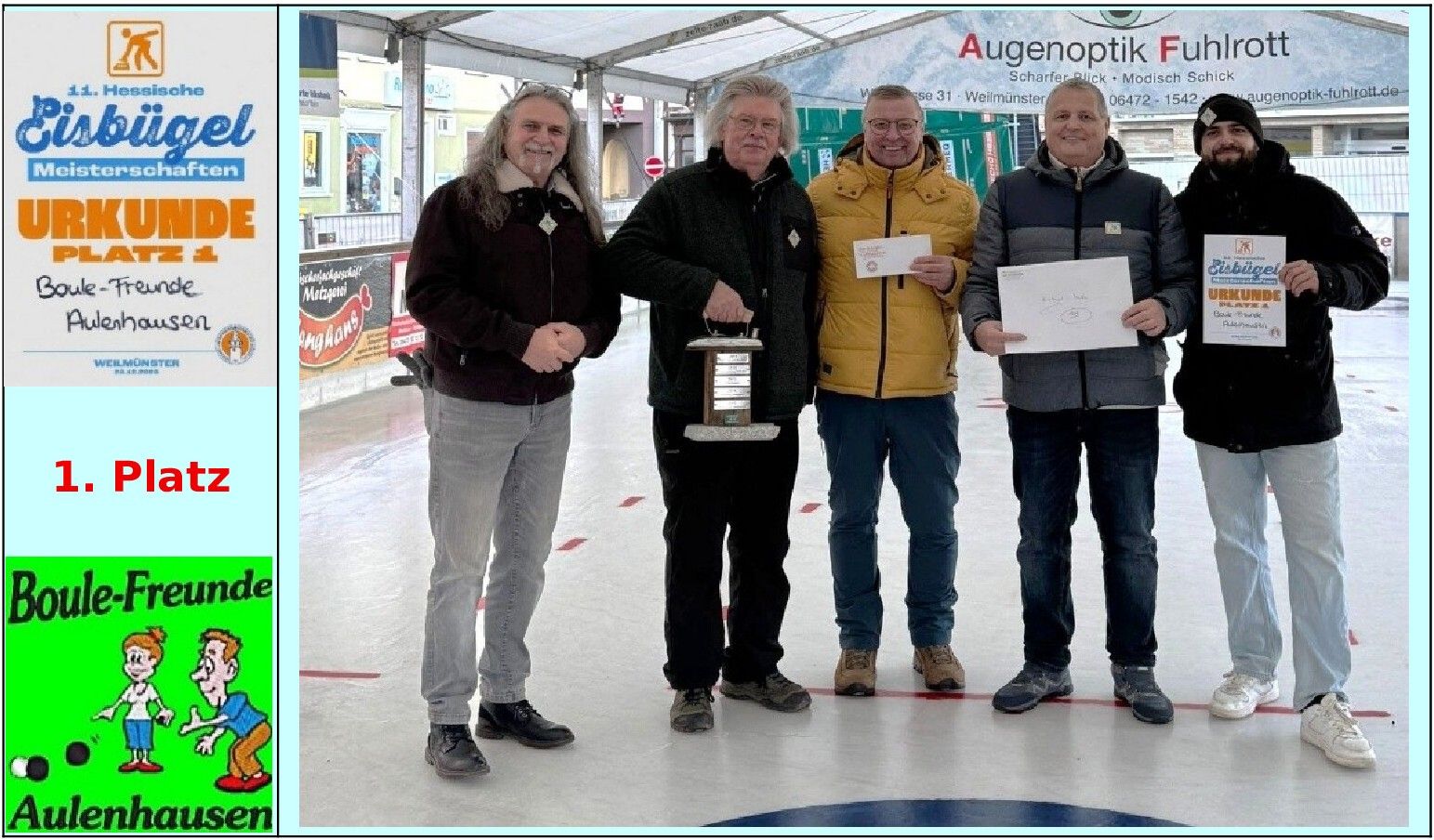 1. Platz
11. Hessische Eisbügelmeisterschaften
28. Dezember 2025 in Weilmünster