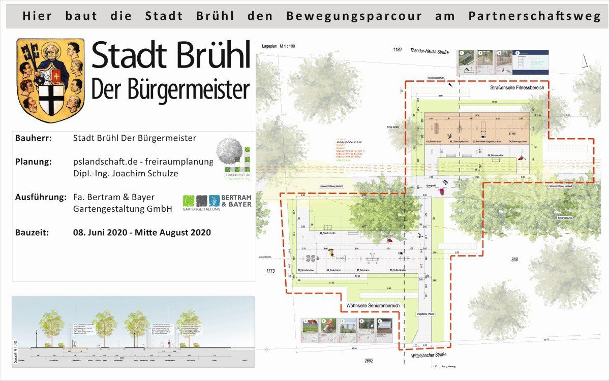 :: 2020.06 :: Bewegungsparcour am Partnerschaftsweg in Brühl :: 2020.06 :: Bewegungsparcour am Partnerschaftsweg in Brühl