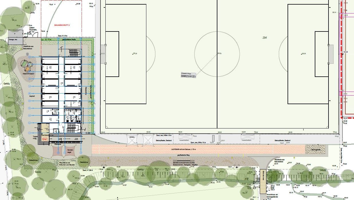 :: 2026.02 :: Dietrich-Bonhoeffer-Gymnasium in Bergisch Gladbach, Baubeginn Interim