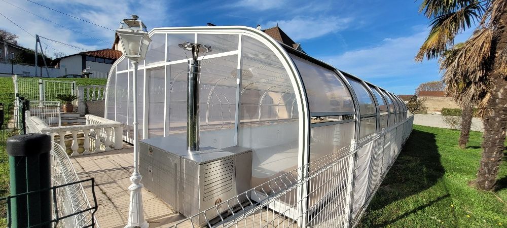 chauffage abri piscine