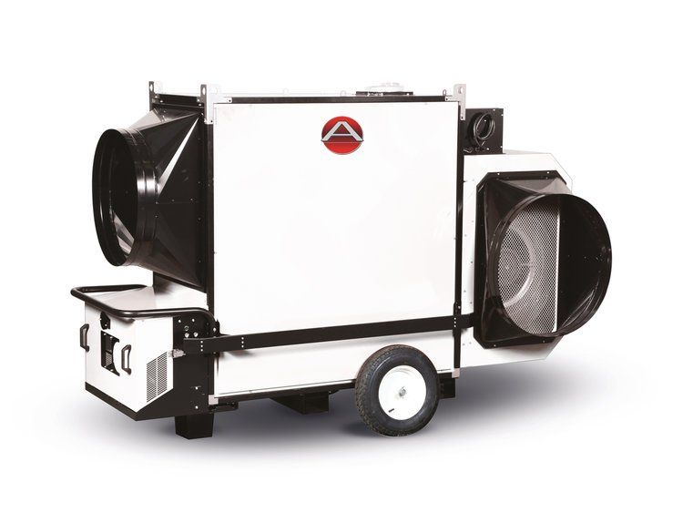 chauffage radiant au fioul pour garage