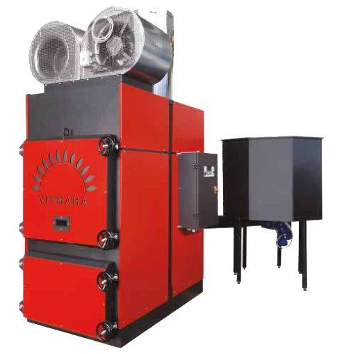 générateur d'air chaud industriel à copeaux de bois