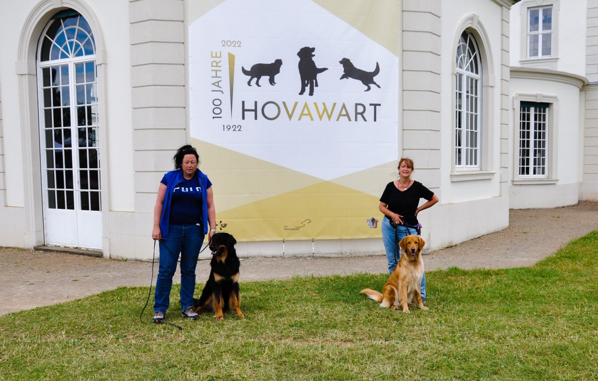 Imaldur und Helly mit Christina und Claudia