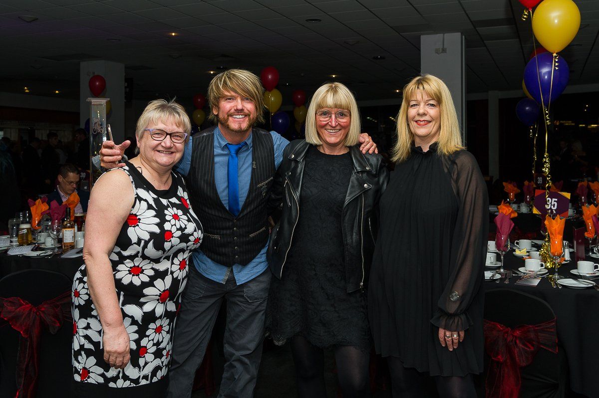 Guests pose for a photo ahead of the Bradford Sports Awards 2020.