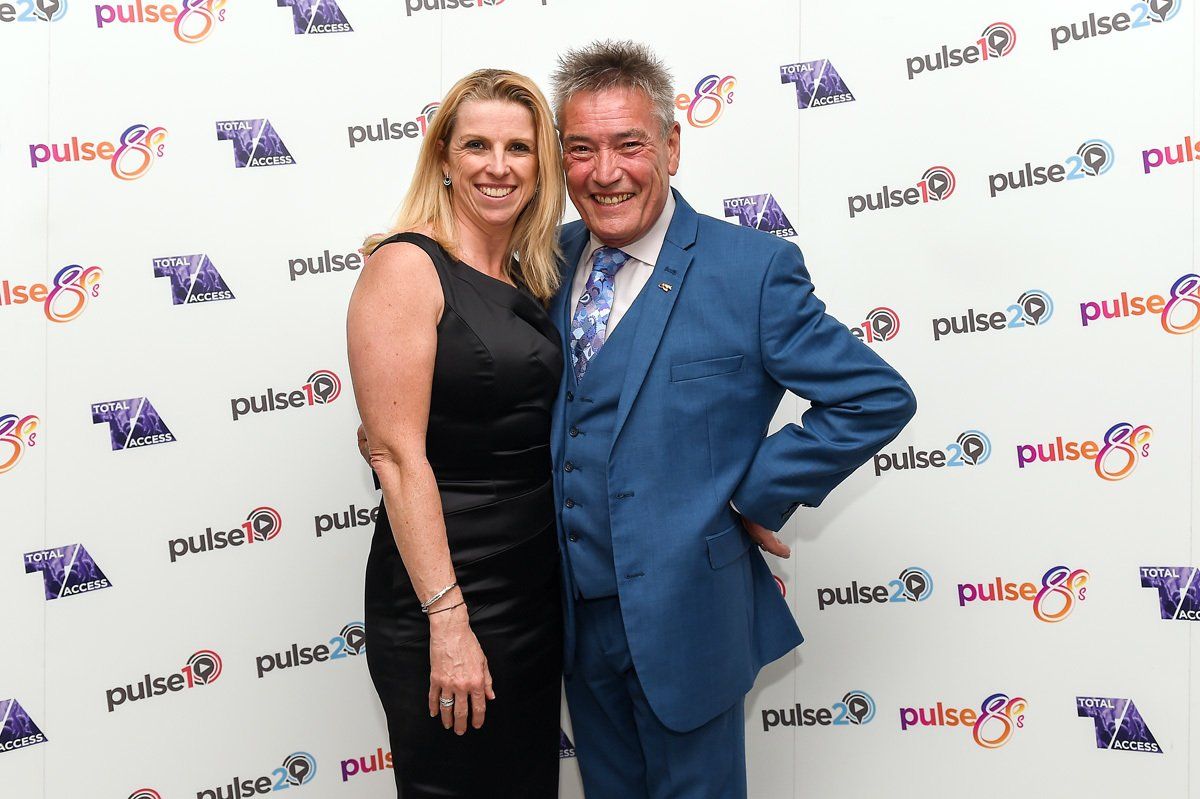 Funny man Billy Pearce poses at the Pulse Radio Awards.