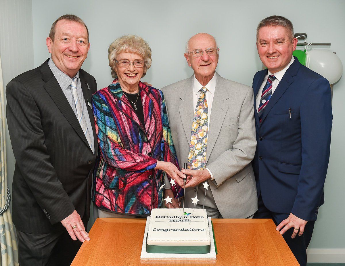 Homeowners at Jowett Court in Bradford celebrate McCarthy & Stone's Resales' 1st birthday.