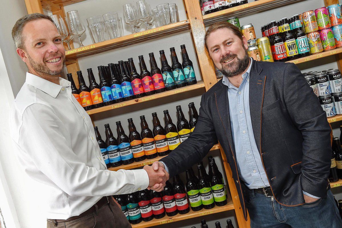 Saltaire Brewery join forces with exporter Sovereign Beverage Company to build on world wide sales.