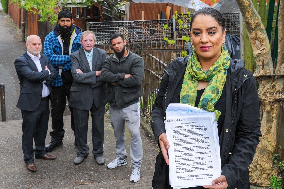 Naz Shah, an MP for Bradford West petitions for the closure of a through-way between 2 streets in Bradford, that are riddled with anti-social behaviour, including drinking and drug use.