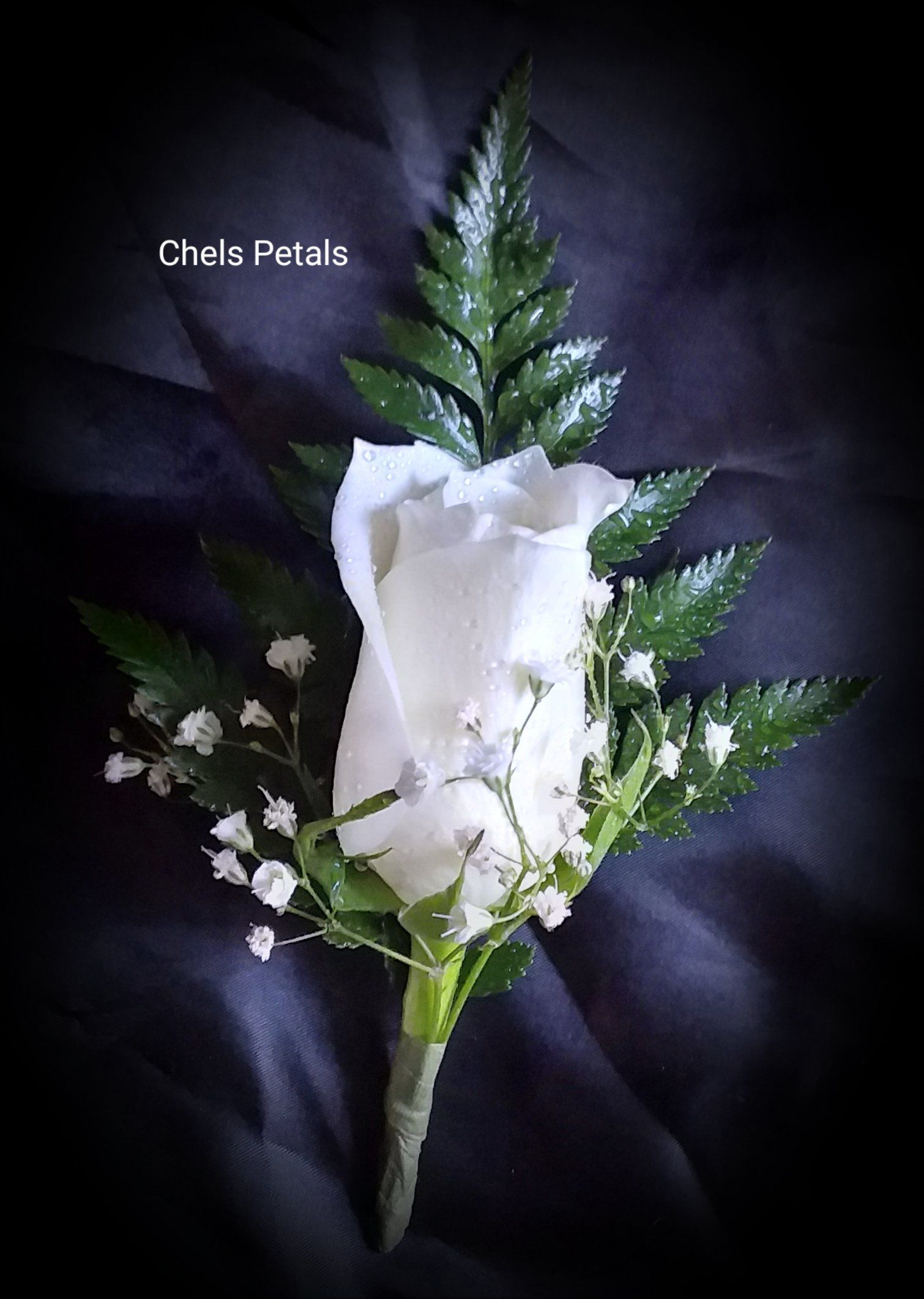 wedding flowers; buttonhole by Cardiff Florist