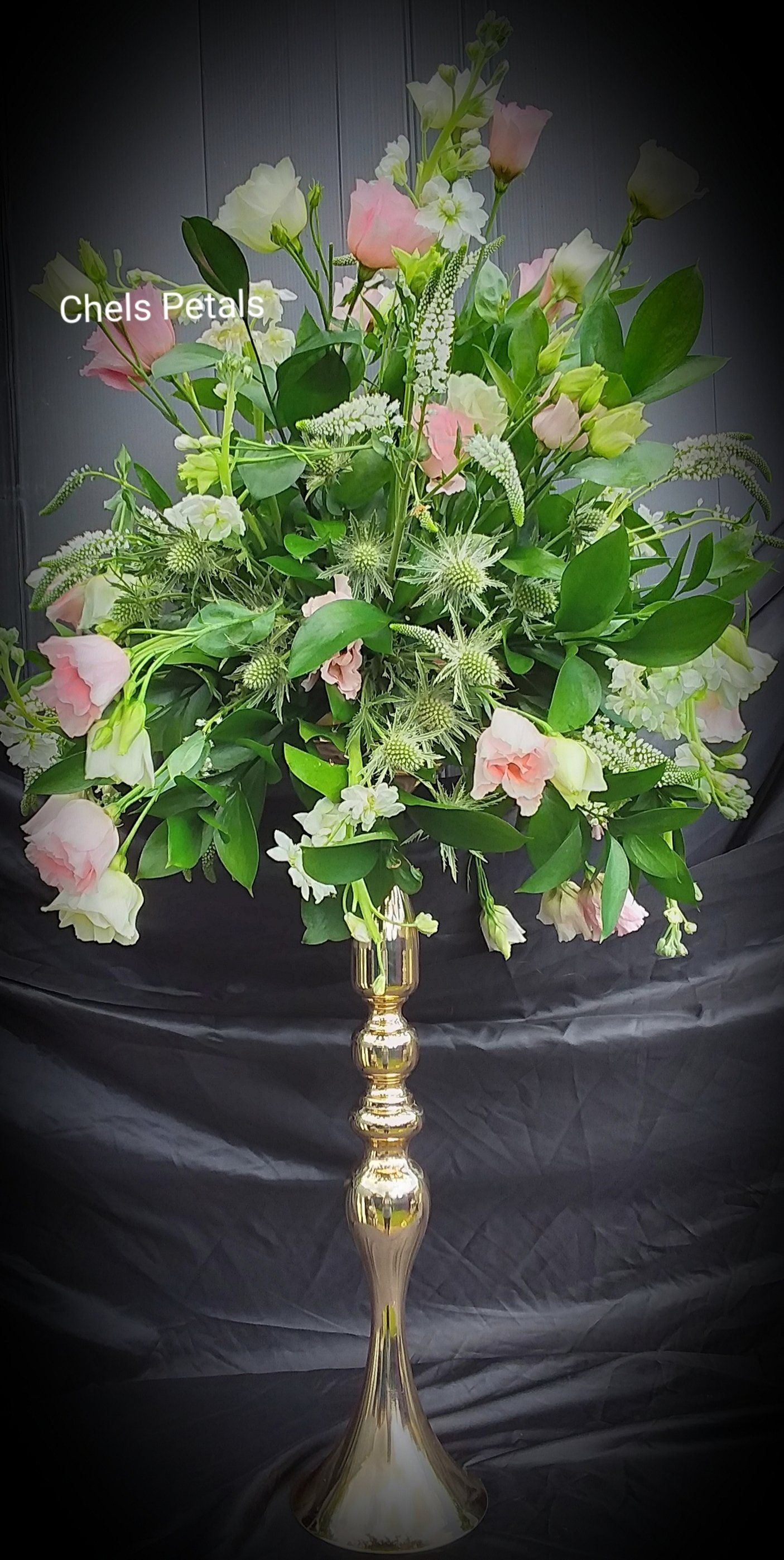 Wedding altarpiece, wedding flower, Cardiff florist south wales