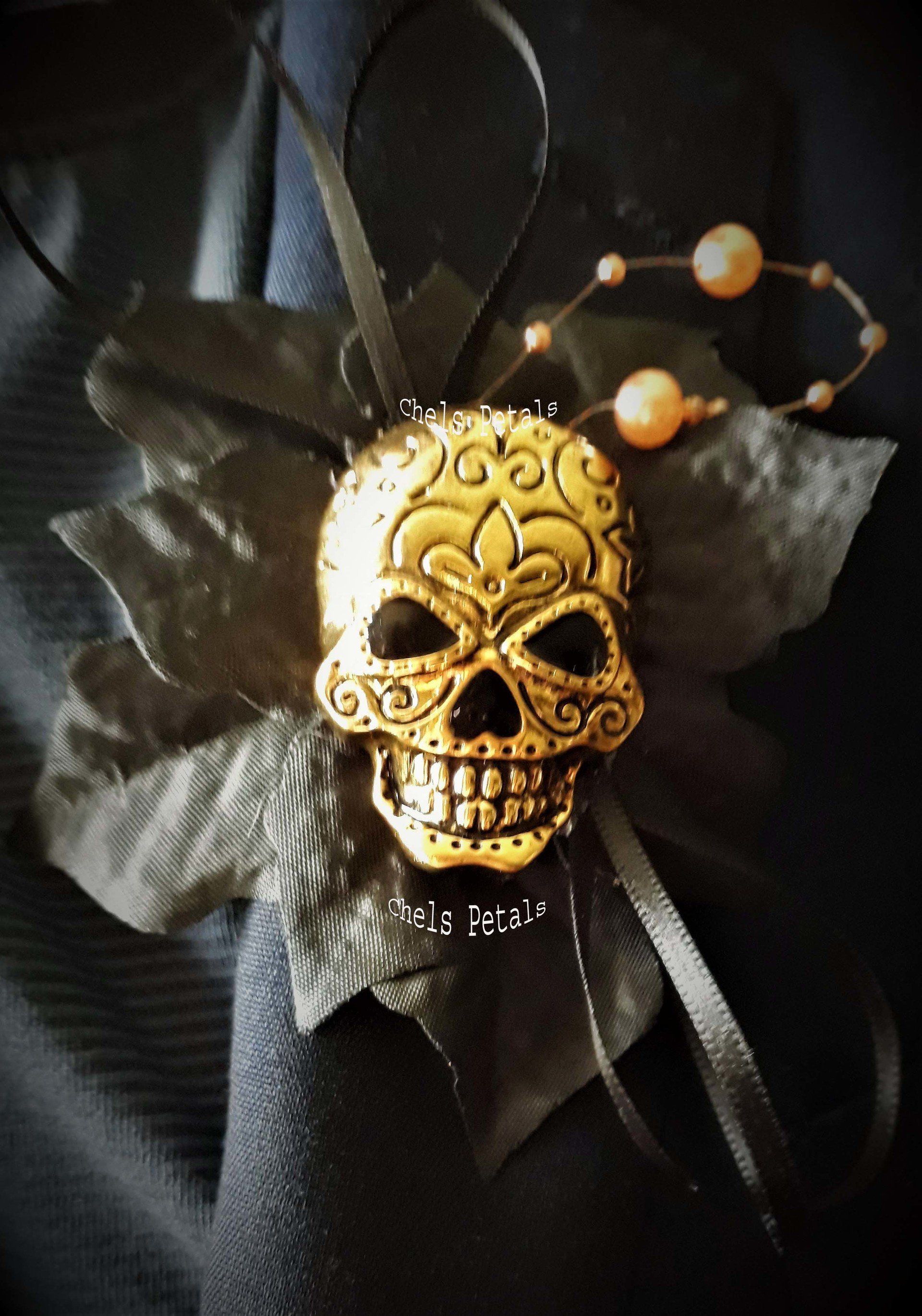 Gothic button hole; Wedding flowers; florist Cardiff; florist south wales
