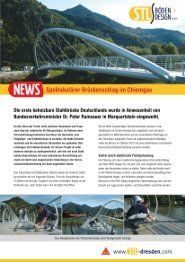 Die erste beheizbare Stahlbrücke Deutschlands