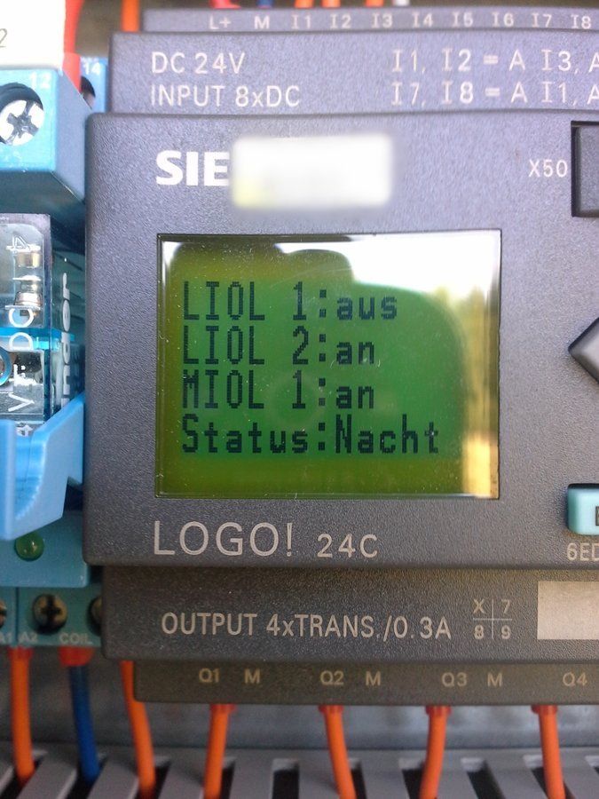 Maintenance and testing of the datalogger and lighting test