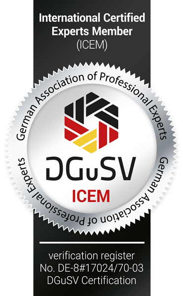 DGuSV, Verifiziertes Unternehmen, Internationales Zertifikat