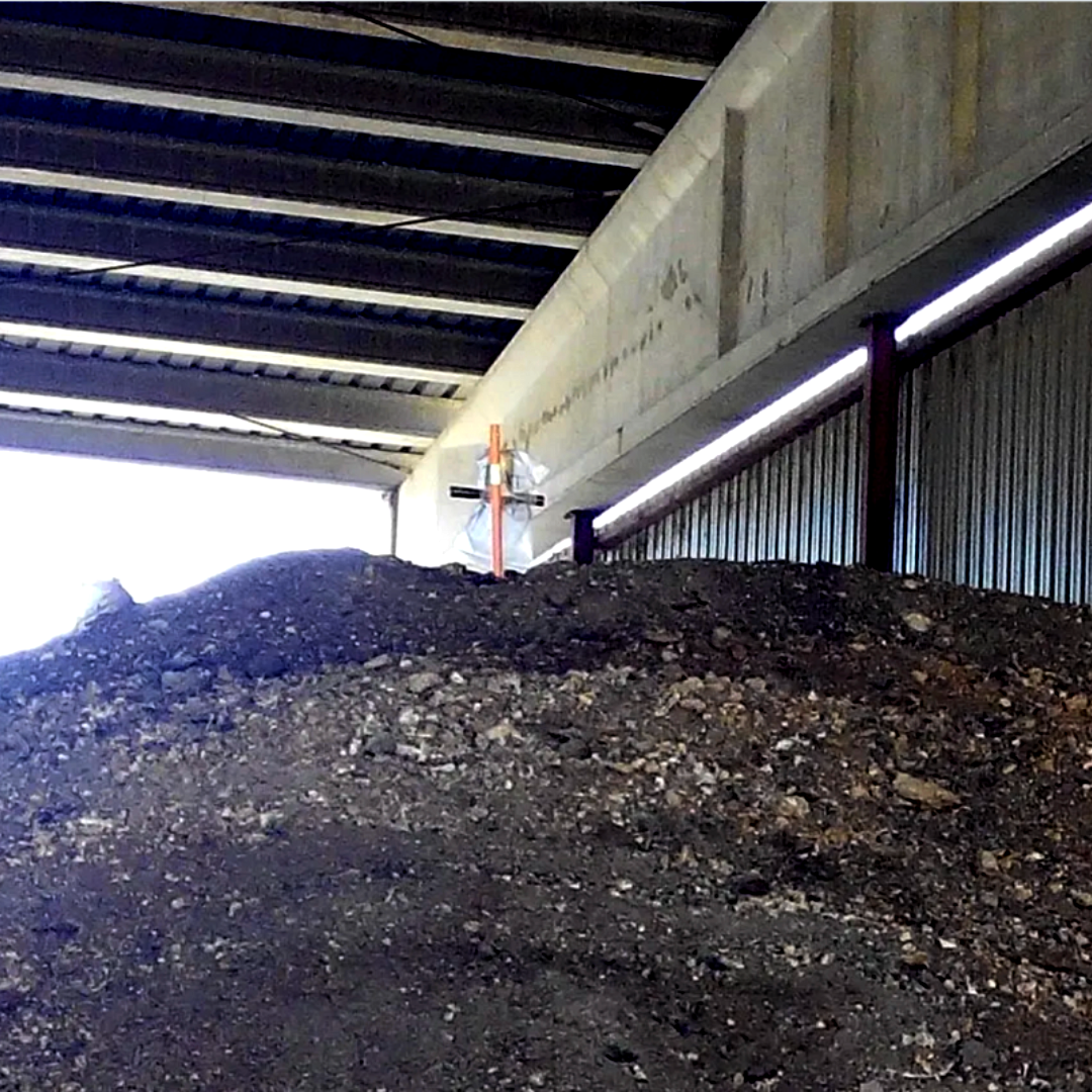 Sensor de temperatura para compostaje industrial en túnel de ventilación