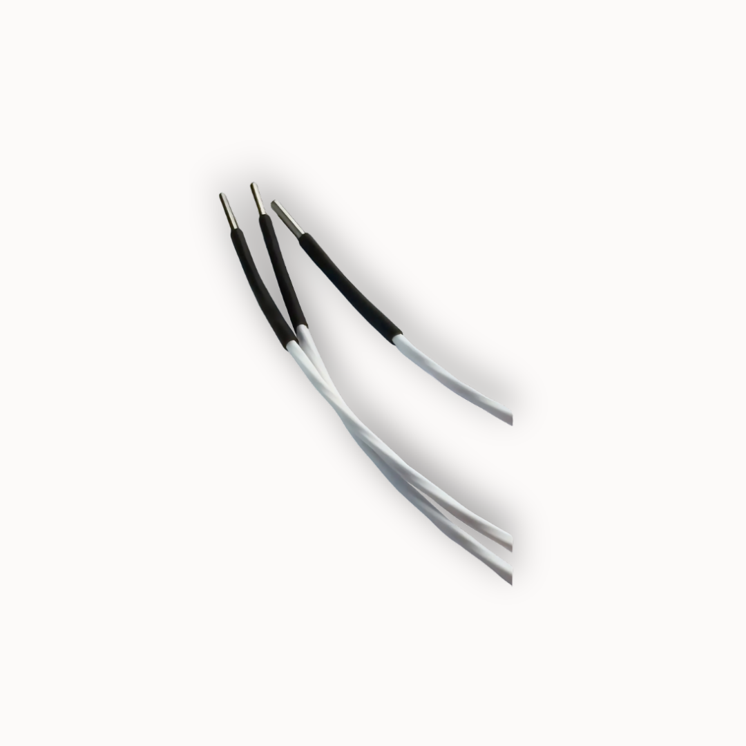 Sonda Pt100 ISSR-NIH de inserción con cable directo y aislamiento para ambientes húmedos