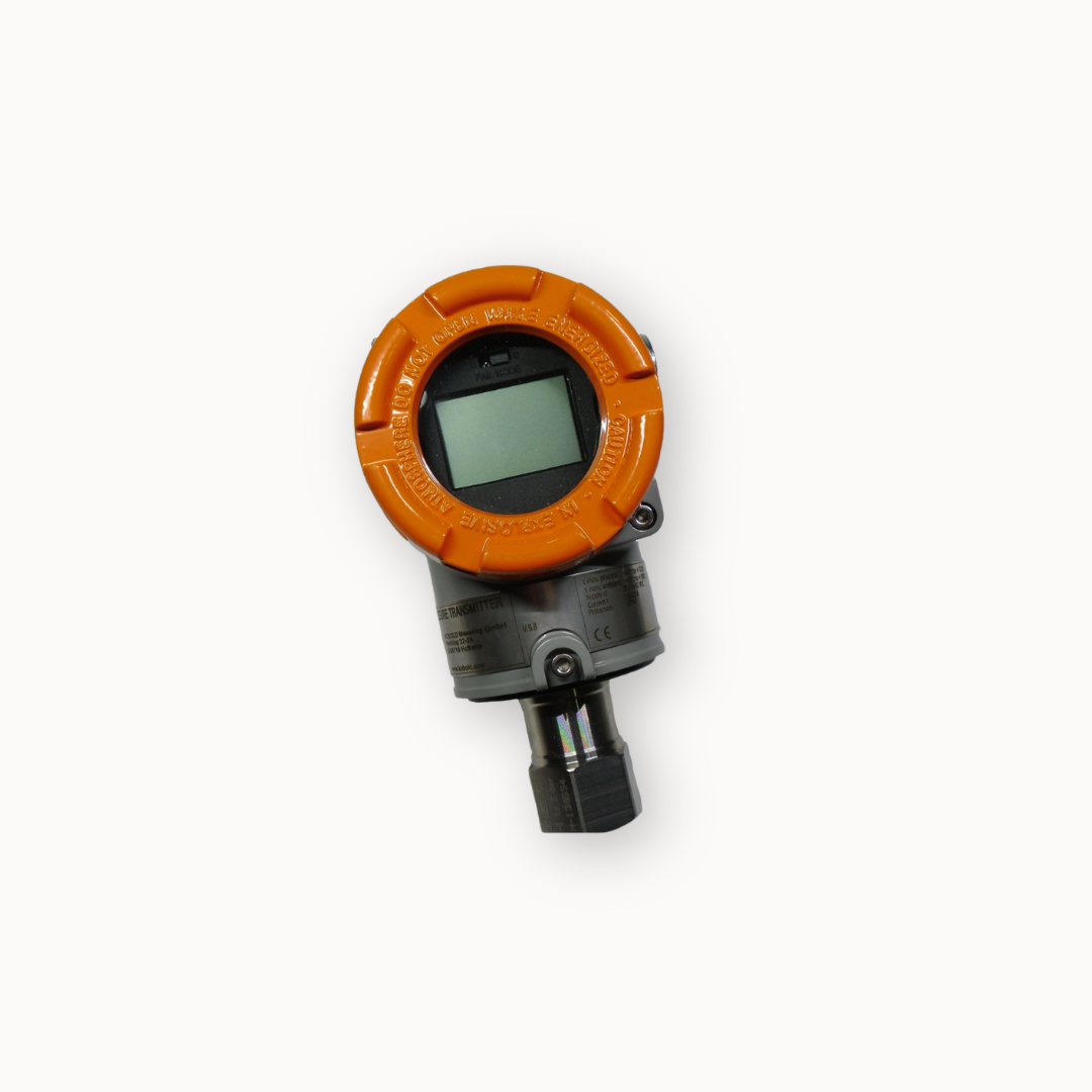 Display digital PAS con retroiluminación para sensores de presión analógicos, ideal para monitorización en campo o cuadro eléctrico.