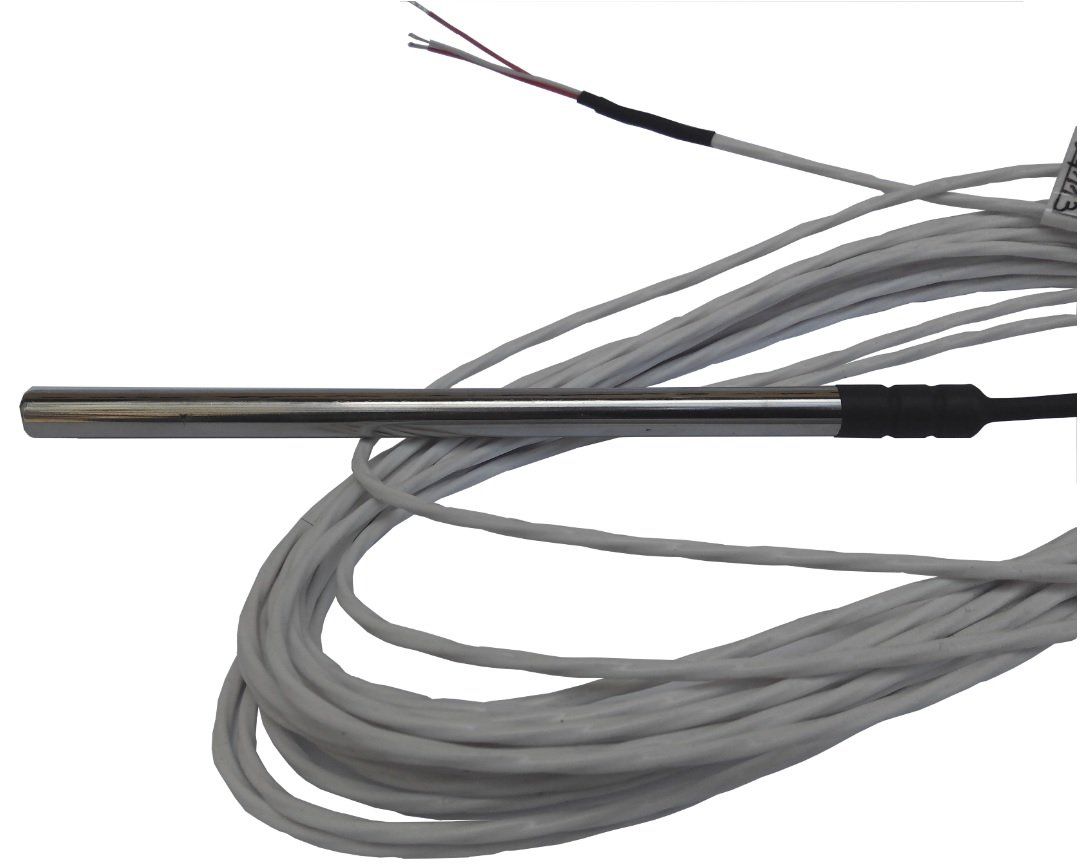 Sonda recta Pt100 sin fijación RTD Pt100 Iserntech