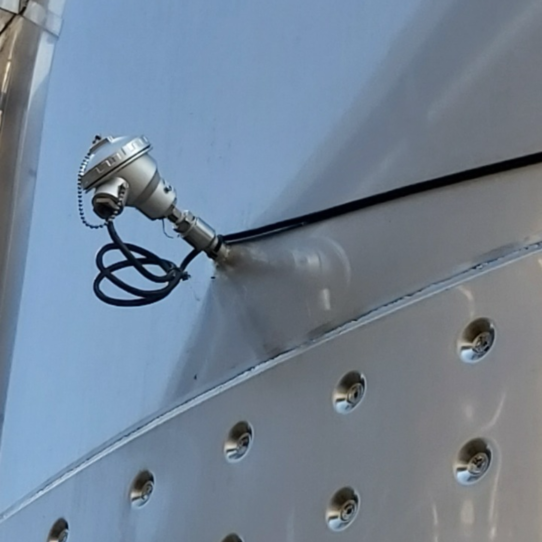 sonda de temperatura para el control de una bodega