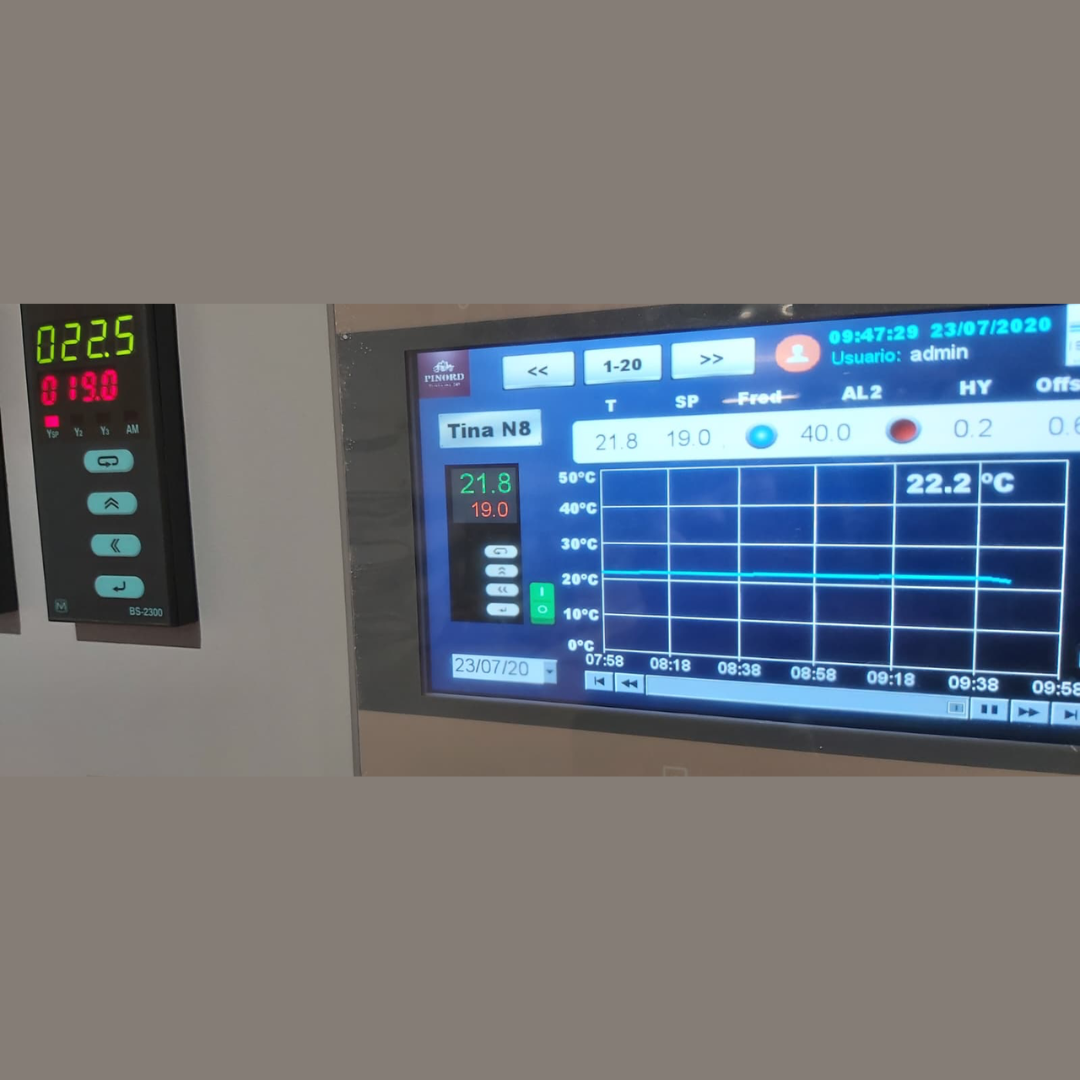 Control de variables mediante controlador y pantalla HMI