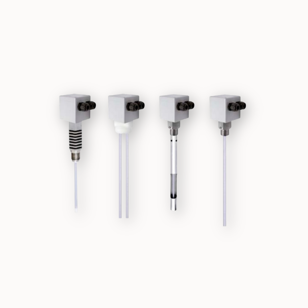 Grupo de detectores de nivel magnético tipo flotador, diseñados para líquidos no viscosos.