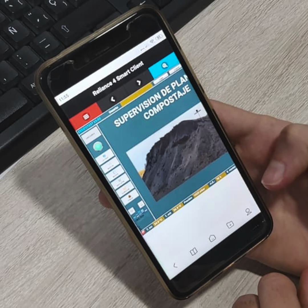 Control por aplicación de las variables de una planta de compostaje