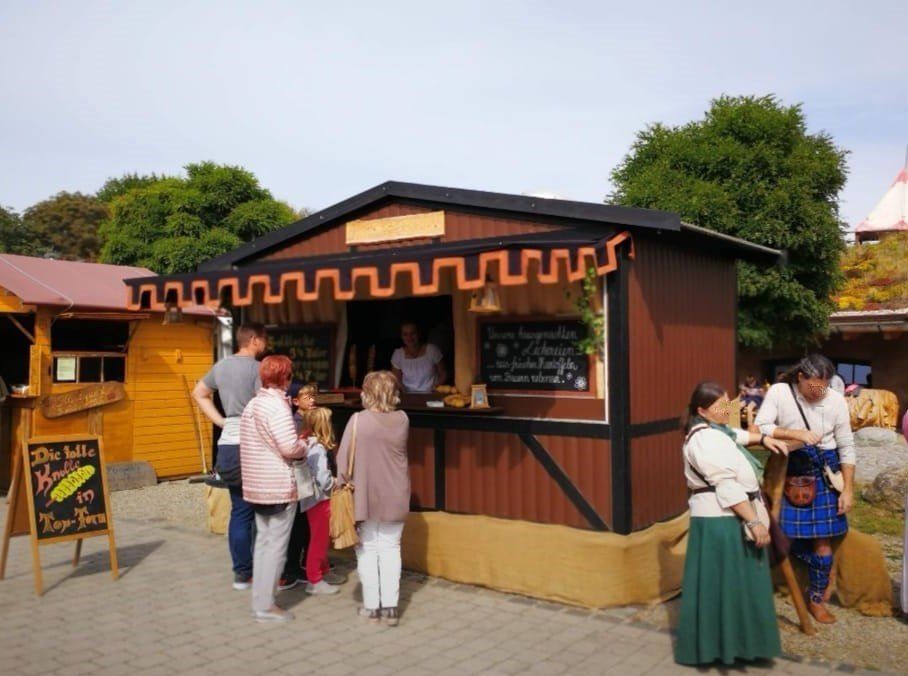 Spiralkartoffel am Spieß Burgrieden