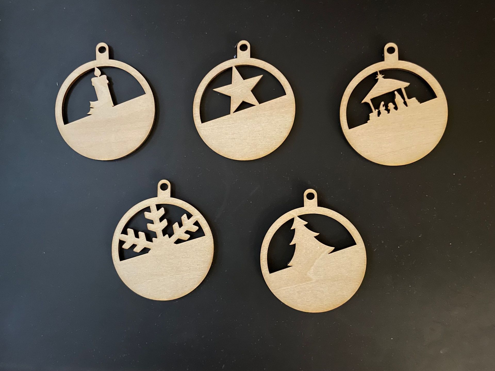 Décoration de noël en bois