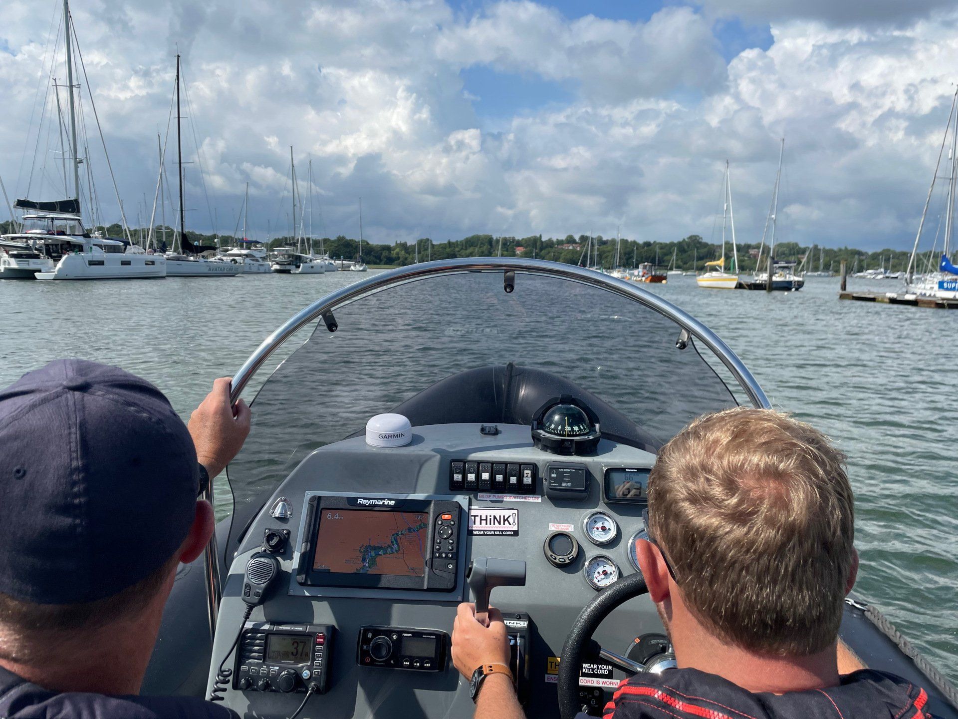 People On Powerboat