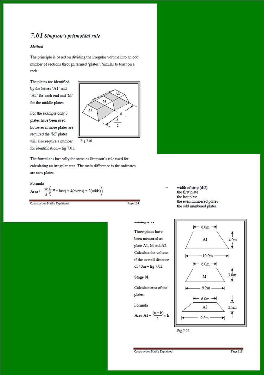 Construction Math's Explained sample page 4