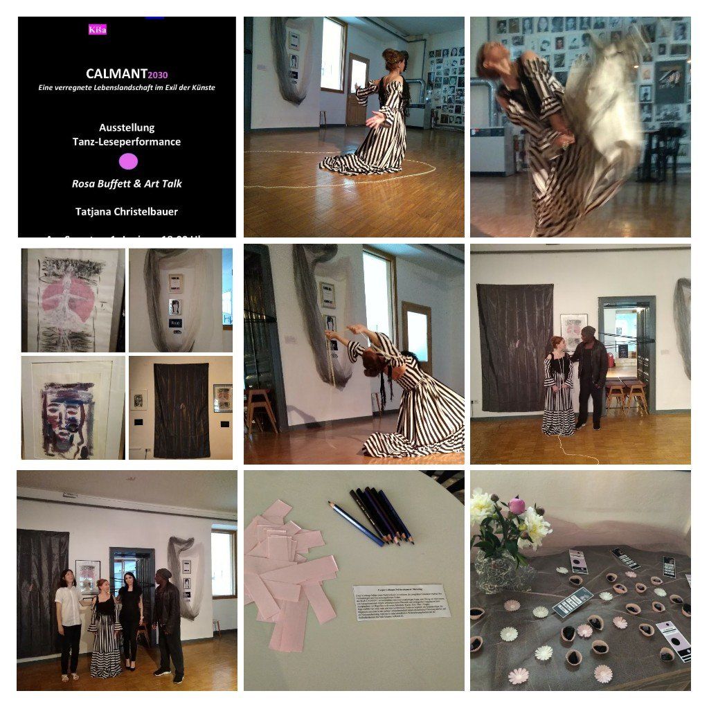 CALMANT 2030, Vienna, art exibition, installation, performanc electure, Tatjana Christelbauer Dance studio Moveon
