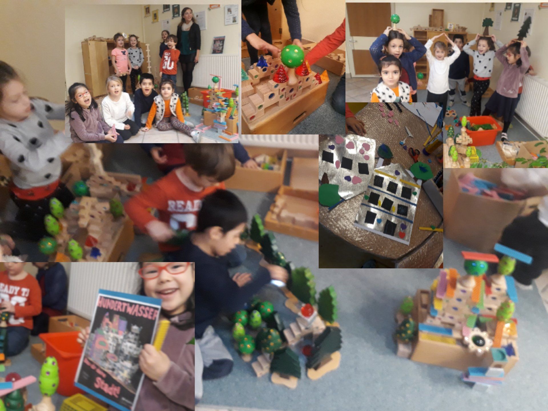 Hundertwassers Architektur als Inspiration für den Bau von Sprachenlandschaften bei Tatjana Christelbauer