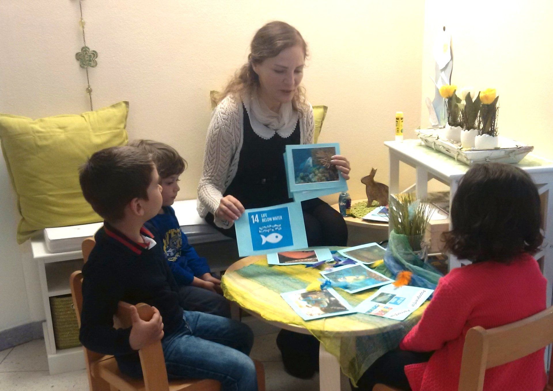 SDG14 Parrotfish story: IkuBi2030 bei Tatjana Christelbauer SDG early education