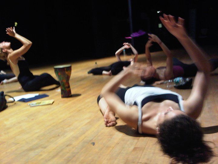 Martha Graham Contemproary dance School NYC Dance workshop with students, Tatjana Christelbauer