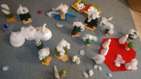 CoKi-Kiga Model , Winterlandschaft