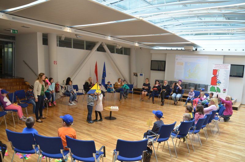 Haus der EU Wien, Europäischer Tag der Sprachen, Talk session mit Kindergartenkinder