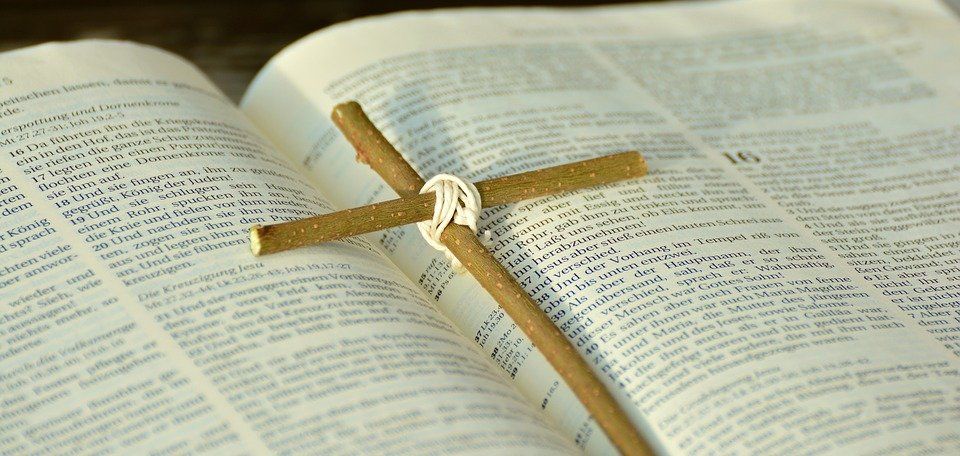 bible and cross