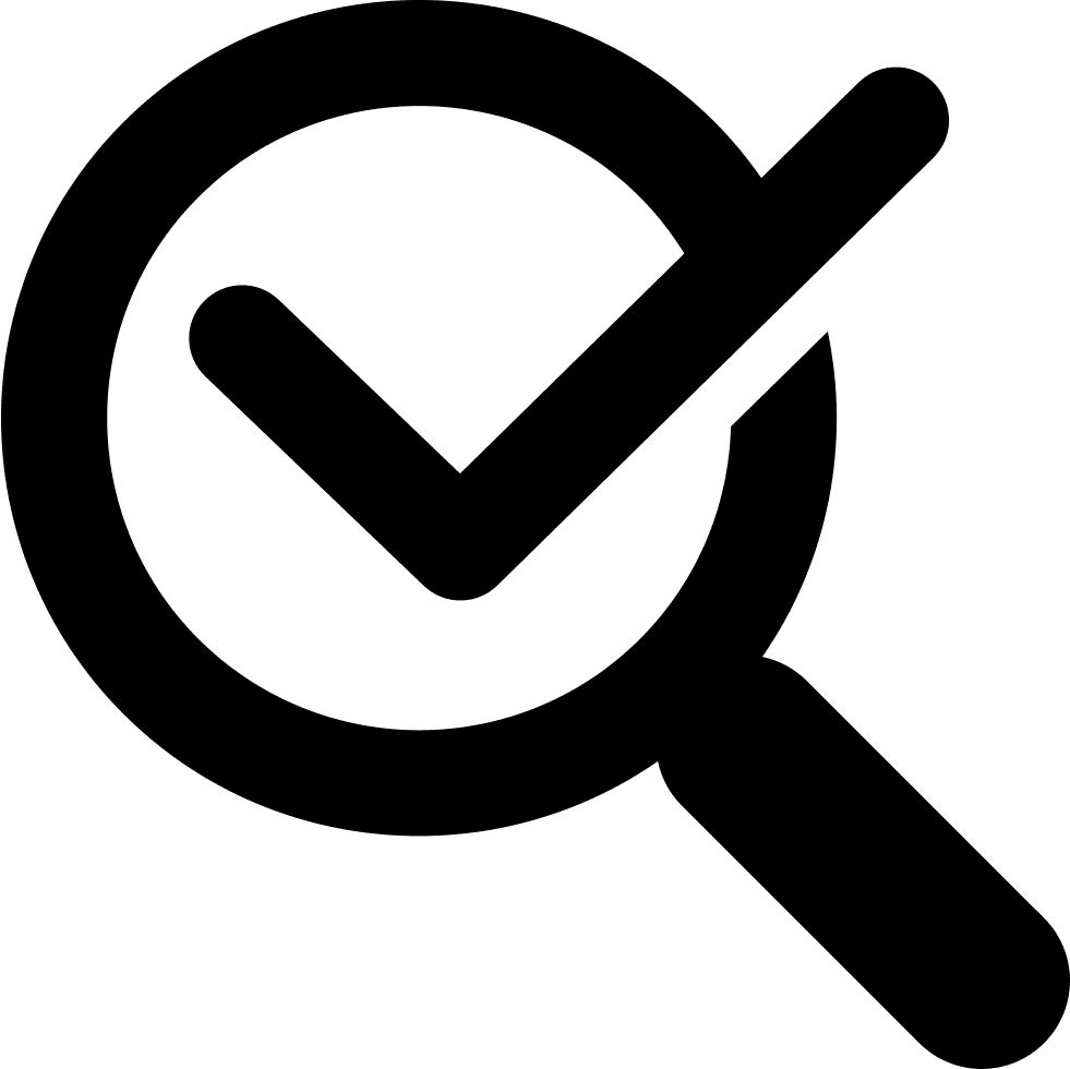 Eluceda Biological and Chemical Detection Magnifying glass icon