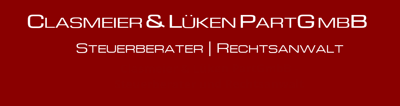Clasmeier & Lüken PartGmbB - Steuerberater und Rechtsanwalt